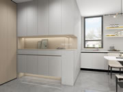 佰怡家设计案例：奶油风的家，营造温暖氛围感