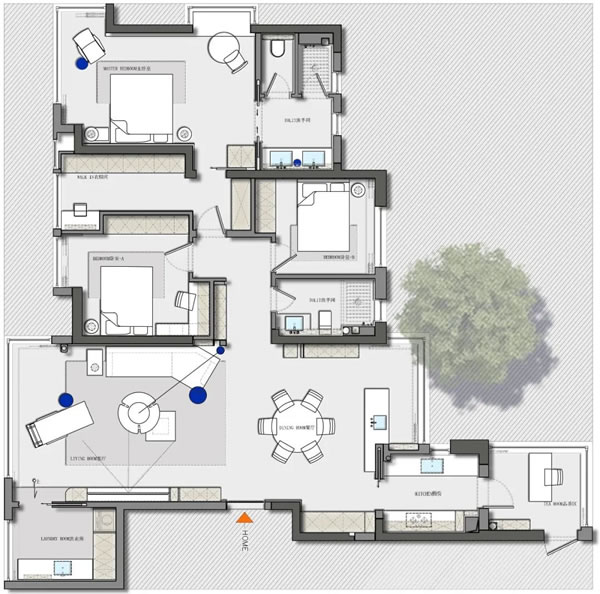 意柜全屋定制|180m²平层——大奢至简，一见倾心