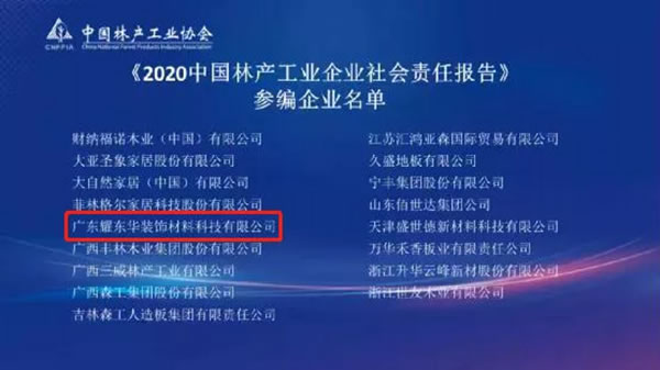 互利共赢，创造美好的人居空间——耀东华连续4年发布社会责任报告！