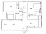 全友·全屋案例丨105㎡简约风，玄关餐厅一体，衣柜巧做次净衣区！